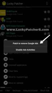 lucky patcher - patch to remove ads