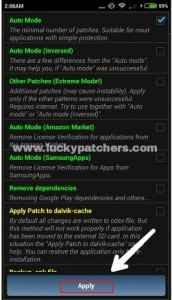 lucky patcher - Remove license Verification apply
