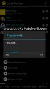 lucky patcher - remove ads - waiting