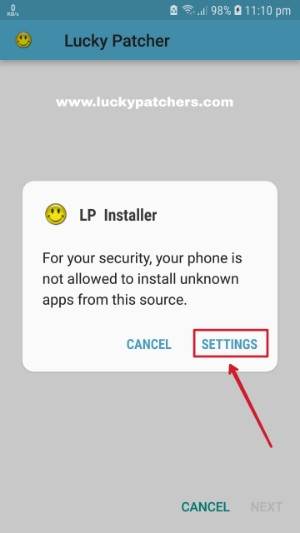 Lucky Patcher Installer Settings